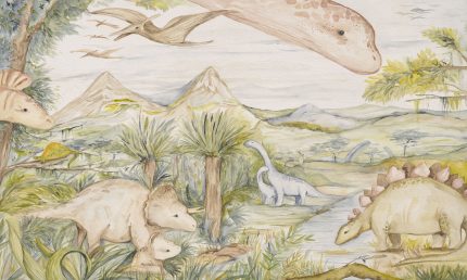 Fototapet WallArt copii toddler - Dino Story