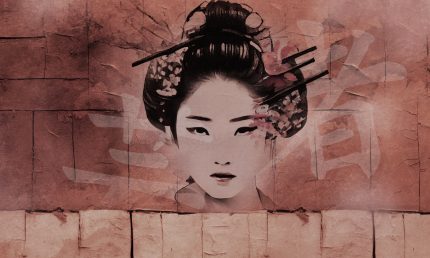 Fototapet WallArt - Geisha
