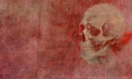 Fototapet WallArt craniu - Ghost