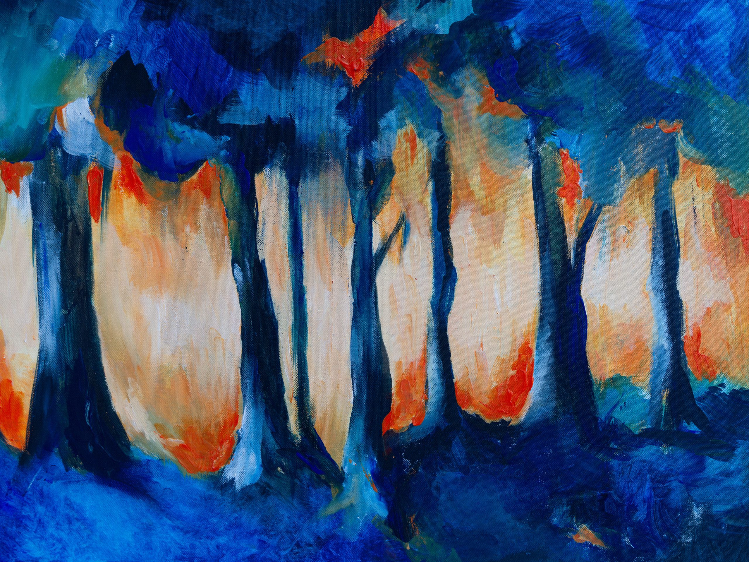 Grove 400x300cm Fototapet WallArt pictural abstract - Grove - imagine 1
