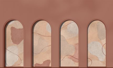 Fototapet WallArt arcade abstract - Libra Mortadella