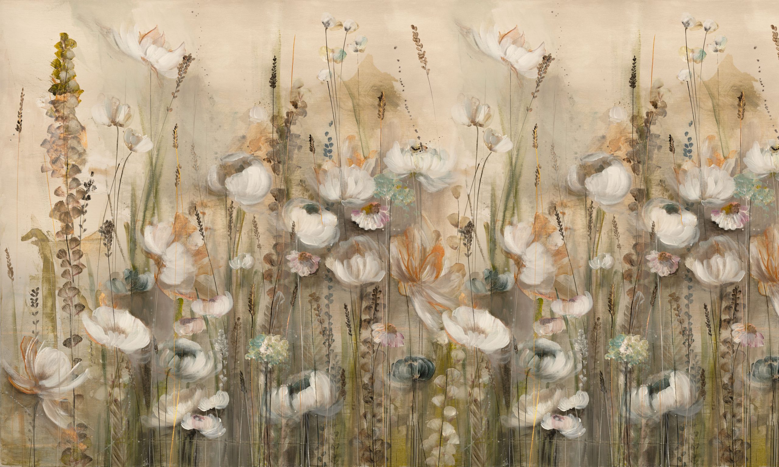 Lilium_textura_5000x3000 Fototapet WallArt flori de camp - Lilium - imagine 1