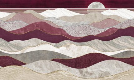 Fototapet WallArt abstract - Merlot