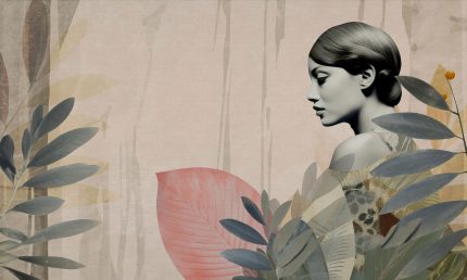 Fototapet WallArt femeie - Onna Olive