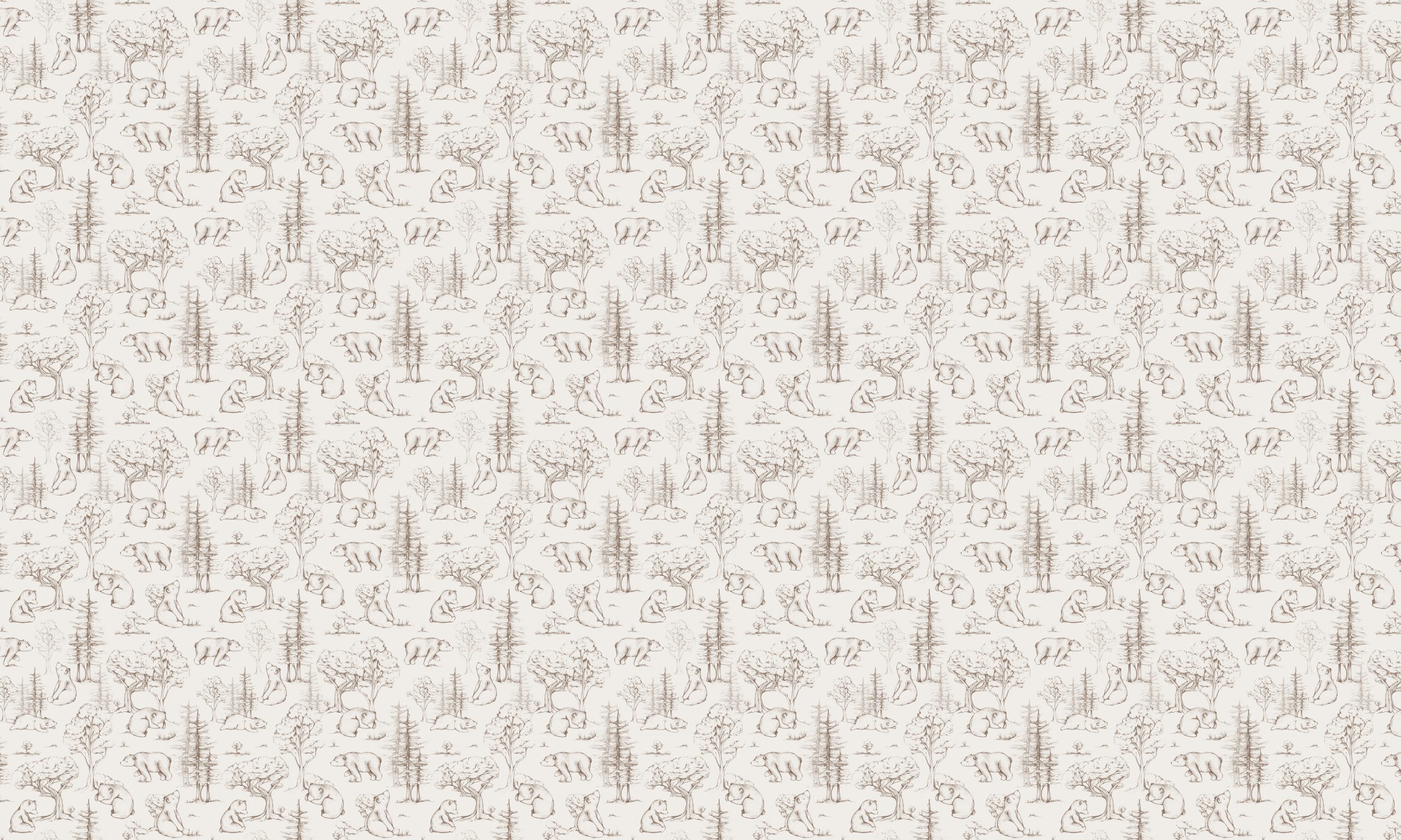 Orso_textura_5000x3000 Fototapet WallArt copii toddler - Orso - imagine 1