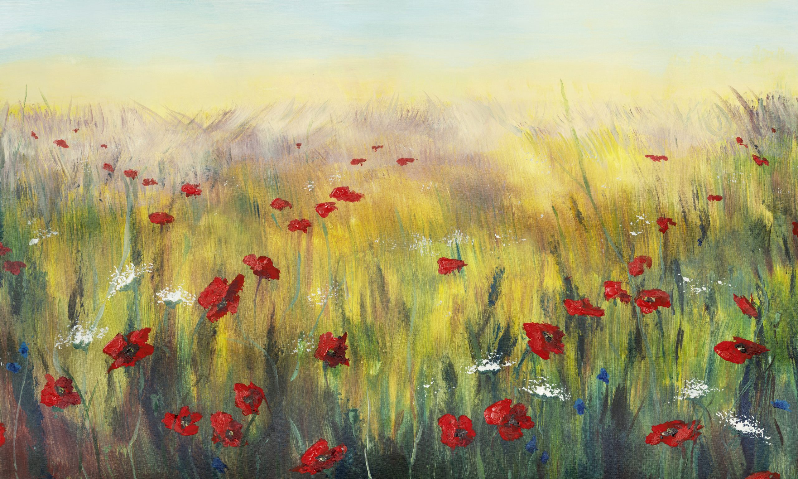 Poppy 500x300cm Fototapet WallArt maci - Poppy - imagine 1