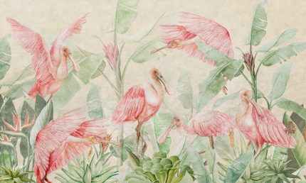 Fototapet WallArt lopatar - Rainforest Ajaja