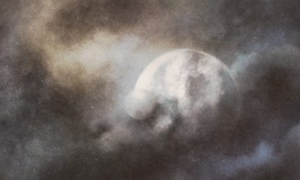 Fototapet WallArt luna - Seiun