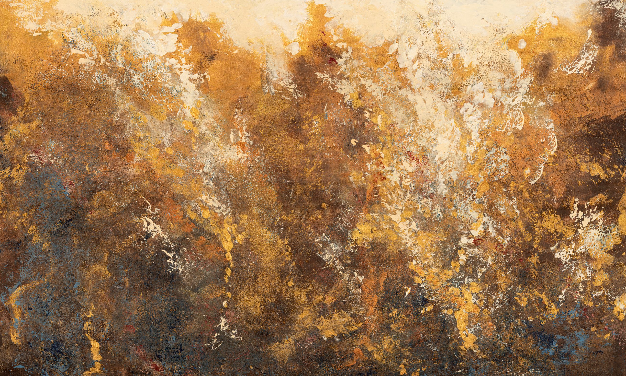 Terra 500x300cm Fototapet WallArt abstract - Terra - imagine 1