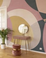 Fototapet Forme colorate II roz - imagine 2