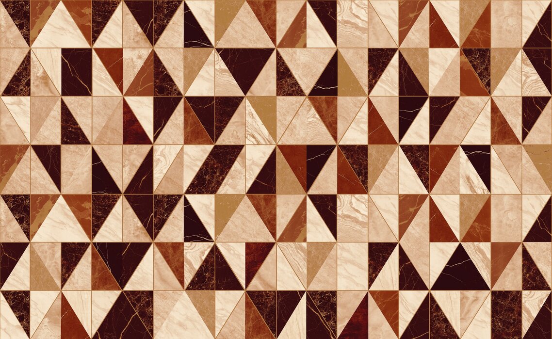 geometrical-marble-burgundy-caramel Fototapet Marmură Geometrică - Burgundia caramel - imagine 1