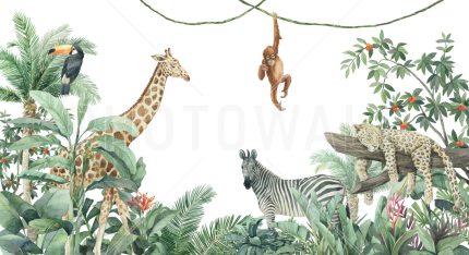Fototapet Prietenii Junglei