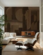 Fototapet Textură de lemn - Maro închis - imagine 5