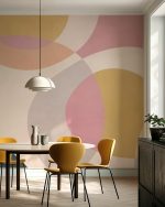 Fototapet Forme colorate II roz - imagine 4