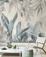 Fototapet Verdeata frunzoasa - Bej - imagine 2