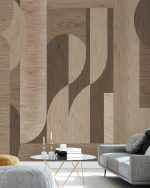 Fototapet Textură de lemn - Maro deschis - imagine 2