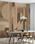 Fototapet Textură de lemn - Maro - imagine 3