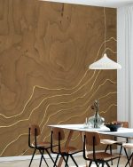 Fototapet Furnir Auriu - imagine 4