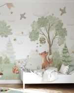 Fototapet Animale adorabile în pădure - imagine 3