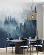 Fototapet Padure Cetioasa - Albastru - imagine 3