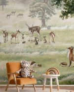 Fototapet Distractie in padure - animale de padure - imagine 6