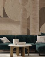 Fototapet Textură de lemn - Maro deschis - imagine 4