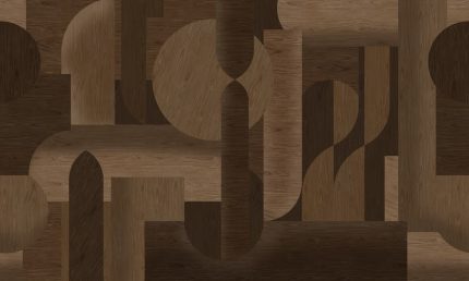 Fototapet Textură de lemn - Maro închis