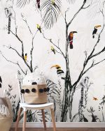 Fototapet Cărbune Tropica - imagine 2
