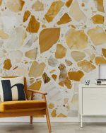 Fototapet Model Terrazzo Portocaliu - imagine 3