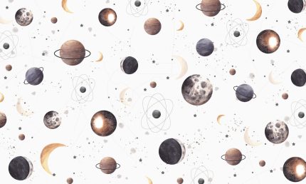 Fototapet Planete Atomice