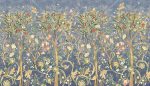 Fototapet Colaj floral și cu păsări IV