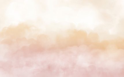 Fototapet Cloud Nine - Roz