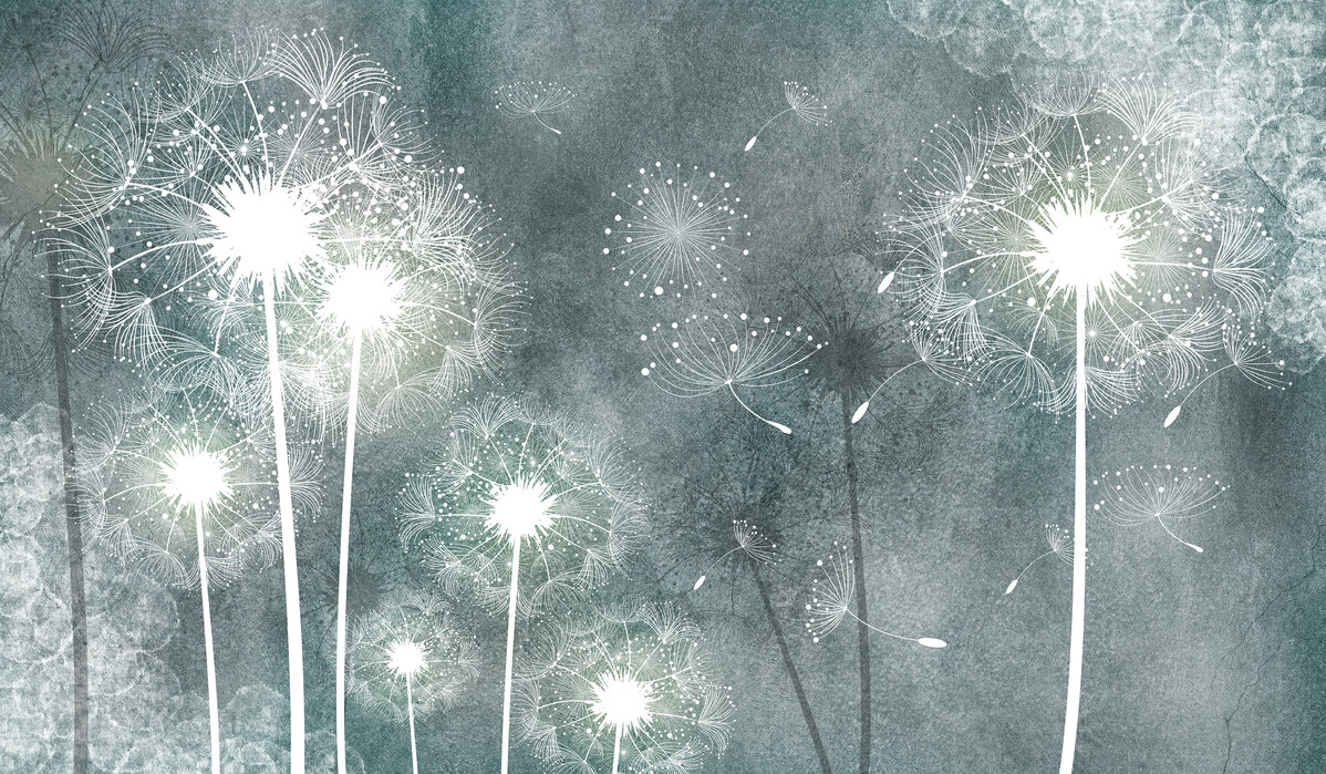 dandelion-sky-vii Fototapet Cer de Păpădie VII - imagine 1