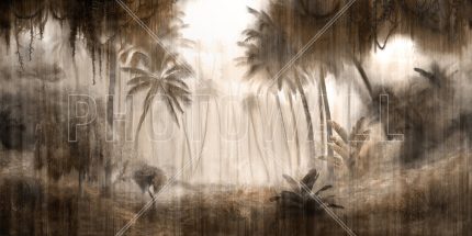 Fototapet Tropical Definitiv - Alună
