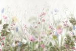 Fototapet Pajiște florală delicată II