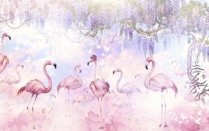 Fototapet Paradisul Flamingo