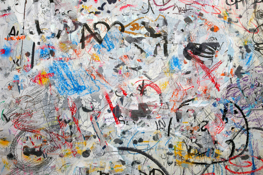 grunge-graffiti-wall Fototapet Perete graffiti grunge - imagine 1