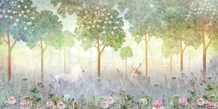 Fototapet Luncă Cețoasă