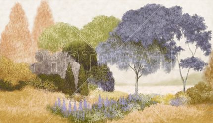 Fototapet Luncă Matinală