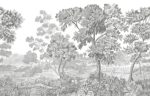 Fototapet Pădure Veche - Gri Atemporal
