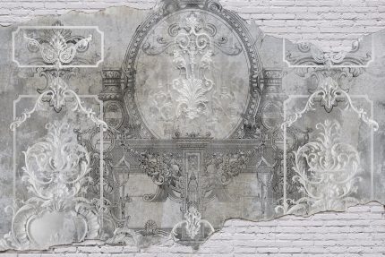Fototapet Ornament Zid de cărămidă