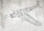 Fototapet Avion Retro