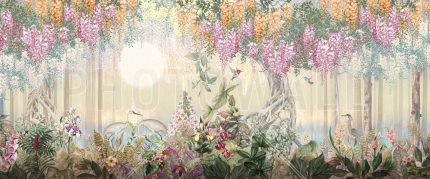 Fototapet Pădure Tropicală Romantică