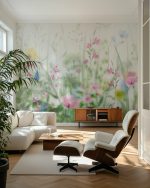 Fototapet Pajiște florală delicată - imagine 4