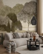 Fototapet Luncă Matinală - Verde - imagine 3