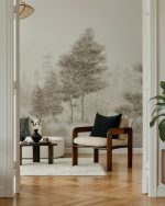 Fototapet Pădurea Boemă - Sepia - imagine 3