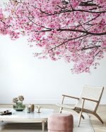 Fototapet Flori de cireș roz - imagine 2