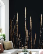 Fototapet Câmpuri aurii în întuneric - imagine 3