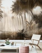 Fototapet Tropical Definitiv - Alună - imagine 2