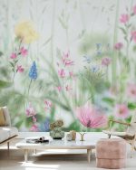 Fototapet Pajiște florală delicată - imagine 2
